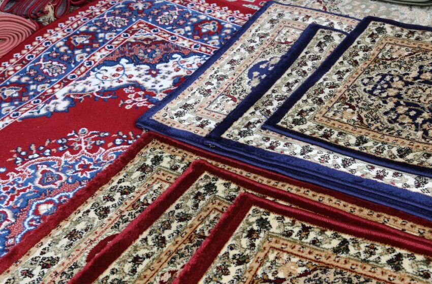 colourful abstract rugs